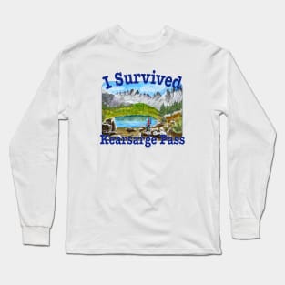 I Survived Kearsarge Pass, California Long Sleeve T-Shirt